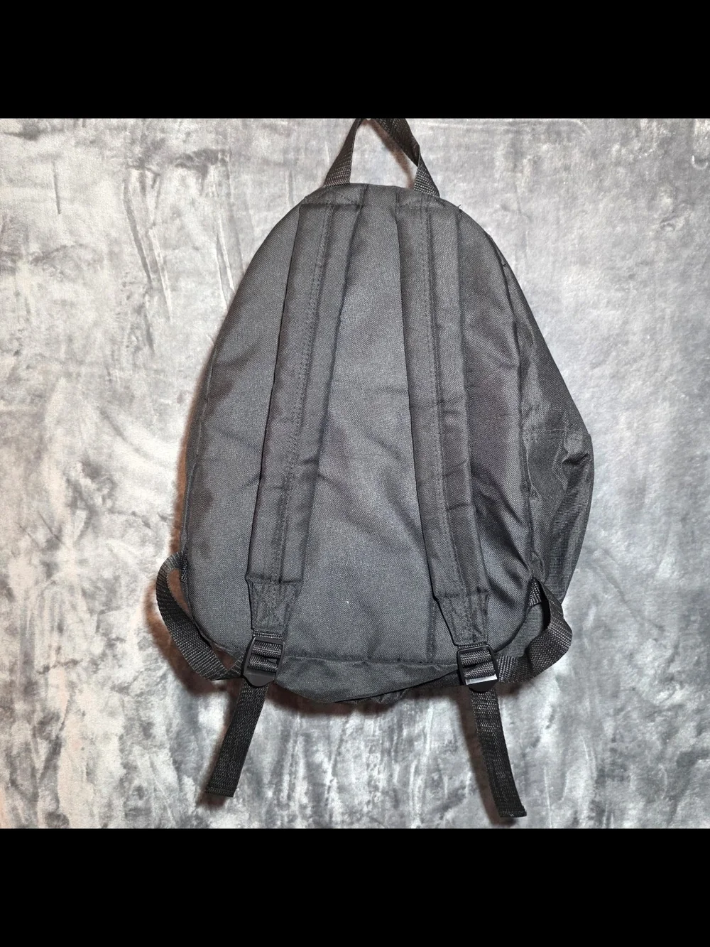 Black Hogwarts Crest Backpack with Patterned Front Pocket